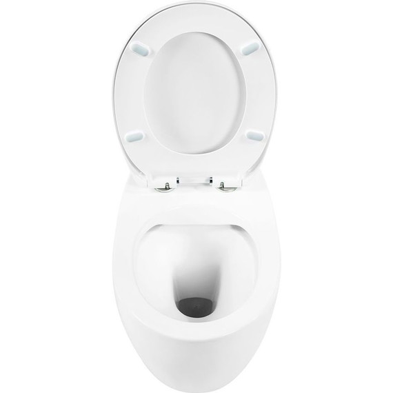 Унитаз подвесной безободковый Art&Max Imola AM217CHR фото 4