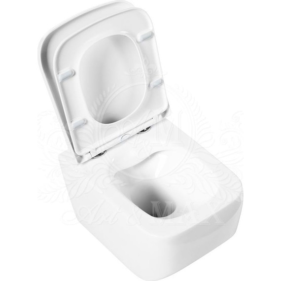 Унитаз подвесной безободковый Art&Max Liberty AM015CHR фото 7