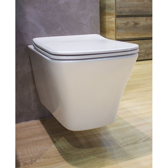 Унитаз подвесной безободковый Art&Max Platino AM9321CHR фото 4