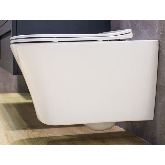 Унитаз подвесной безободковый Art&Max Platino AM9321CHR фото 3