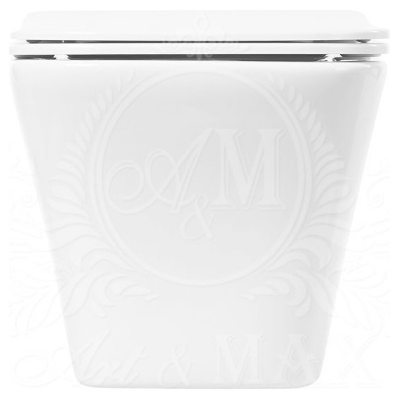 Унитаз подвесной безободковый Art&Max Platino AM9321CHR фото 12