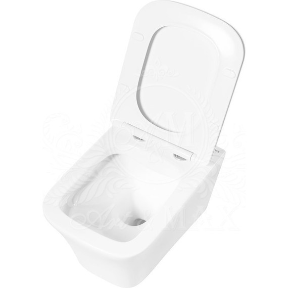 Унитаз подвесной безободковый Art&Max Platino AM9321CHR фото 9