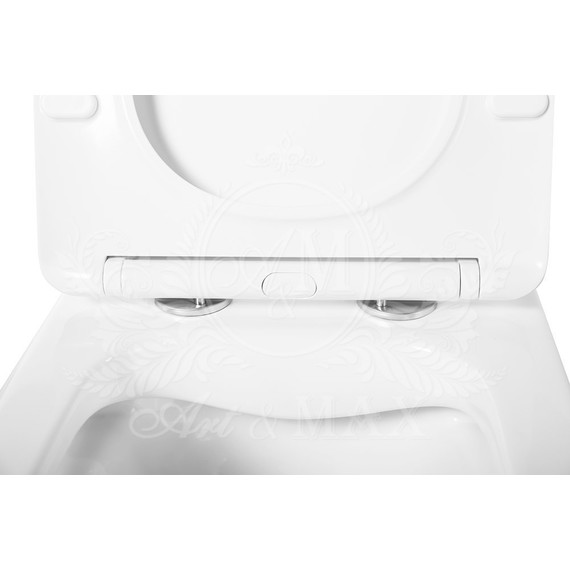 Унитаз подвесной безободковый Art&Max Platino AM9321CHR фото 7