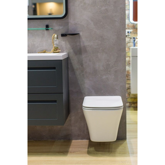 Унитаз подвесной безободковый Art&Max Platino AM9321CHR фото 6