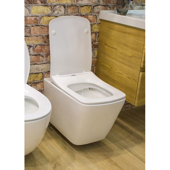 Унитаз подвесной безободковый Art&Max Techno AM9310CHR фото 3