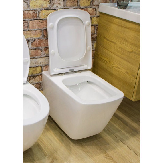 Унитаз подвесной безободковый Art&Max Techno AM9310CHR фото 2