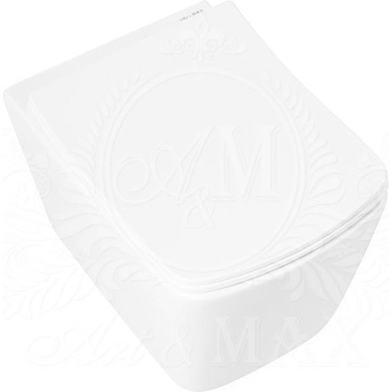 Унитаз подвесной безободковый Art&Max Techno AM9310CHR фото 11