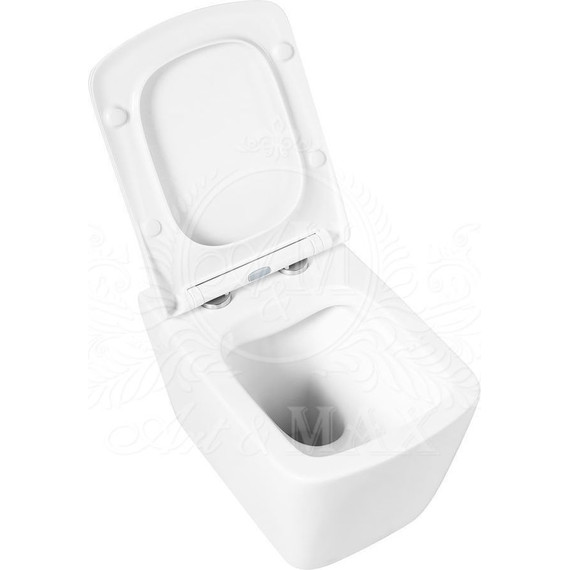 Унитаз подвесной безободковый Art&Max Techno AM9310CHR фото 9