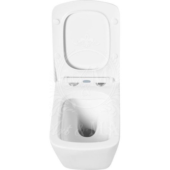 Унитаз подвесной безободковый Art&Max Techno AM9310CHR фото 8