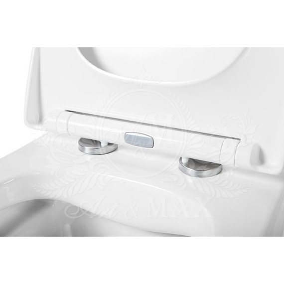 Унитаз подвесной безободковый Art&Max Techno AM9310CHR фото 7