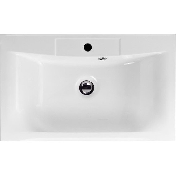 Тумба подвесная с раковиной Art&Max AM-Bianchi-750-2C-SO-BL 75 см, белый глянец, Цвет фасада: белый фото 6