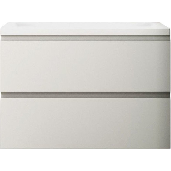 Тумба подвесная с раковиной Art&Max AM-Bianchi-750-2C-SO-BL 75 см, белый глянец, Цвет фасада: белый фото 2