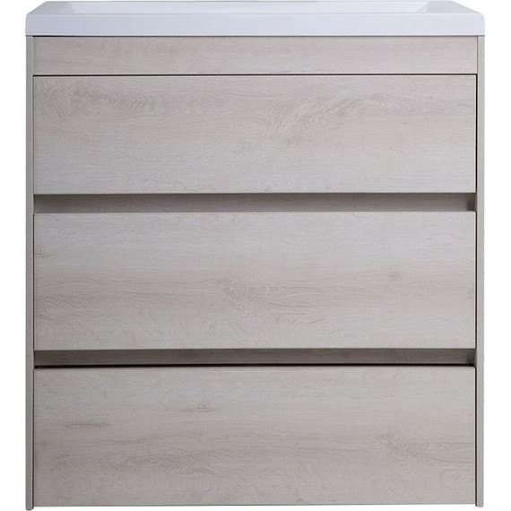 Тумба напольная с раковиной Art&Max Family-580-3C-PIA-PB 58 см, сканди фото 