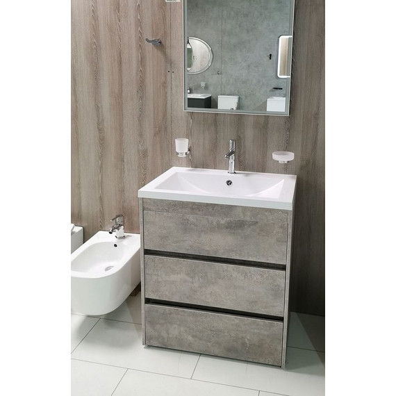 Тумба напольная с раковиной Art&Max Family-580-3C-PIA-CV 58 см, цемент - 3 Тумба напольная с раковиной Art&Max Family-580-3C-PIA-CV 58 см, цемент фото 3