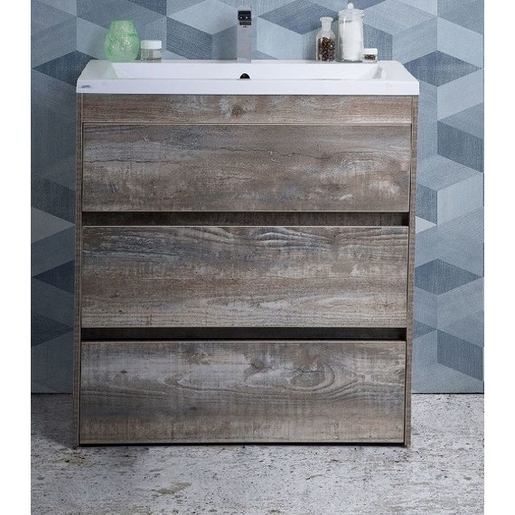 Тумба напольная с раковиной Art&Max Family-580-3C-PIA-PE 58 см, бетон экзотик фото 2