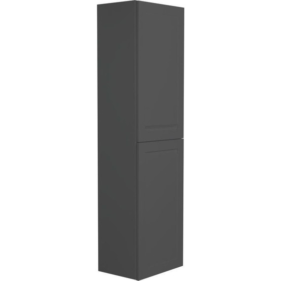 Пенал подвесной Art&Max AM-Platino-1500-2A-SO-GM 40 см, серый матовый фото 