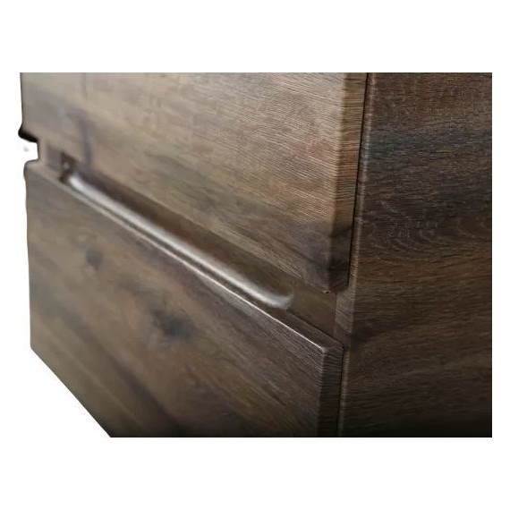 Тумба подвесная с раковиной Art&Max AM-Techno-600-2C-SO-LW646 60 см, дуб бомонд лофт фото 2