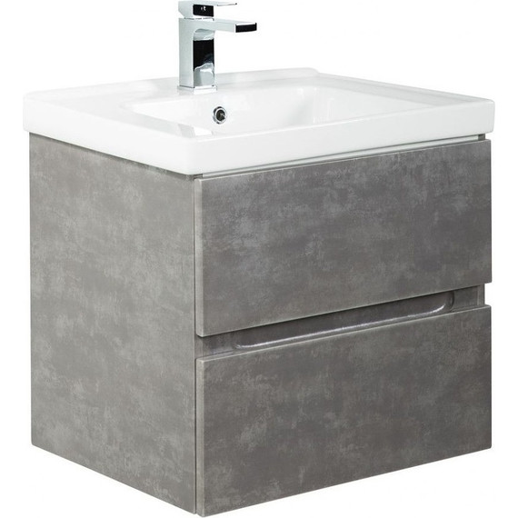 Тумба подвесная с раковиной Art&Max AM-Techno-600-2C-SO-FC305 60 см, айс какао - 2 Тумба подвесная с раковиной Art&Max AM-Techno-600-2C-SO-FC305 60 см, айс какао фото 2