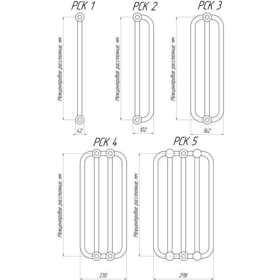 Вертикальный радиатор KZTO РСК 1-1750-10 410х1790 мм (10 секций) фото 10