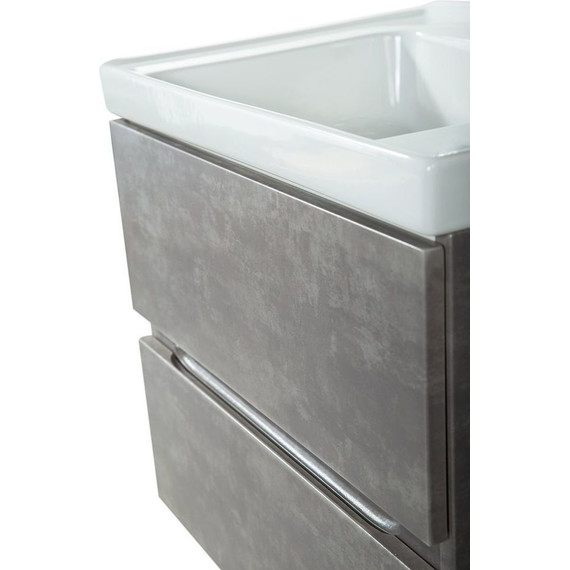 Тумба подвесная с раковиной Art&Max AM-Techno-900-2C-SO-FC305 90 см, айс какао фото 3