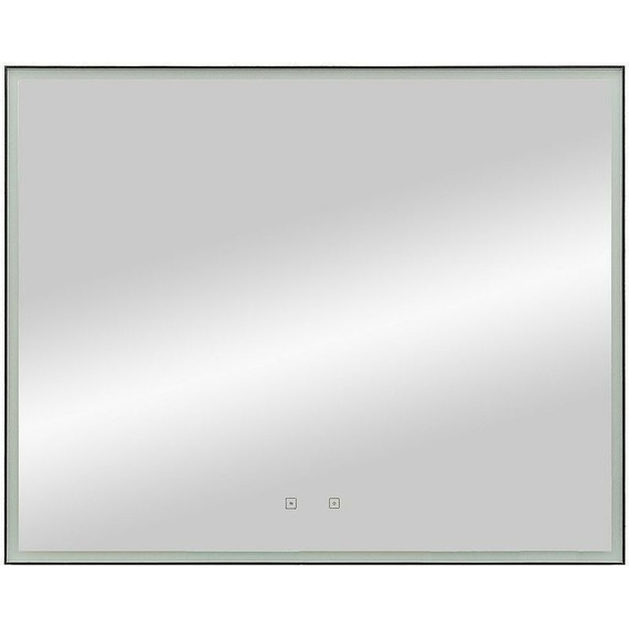 Зеркало Art&Max Arezzo Led 100 см AM-Are-1000-800-DS-FC-H-Nero, черный фото 