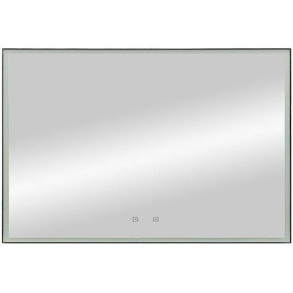 Зеркало Art&Max Arezzo Led 120 см AM-Are-1200-800-DS-FC-H-Nero, черный фото 
