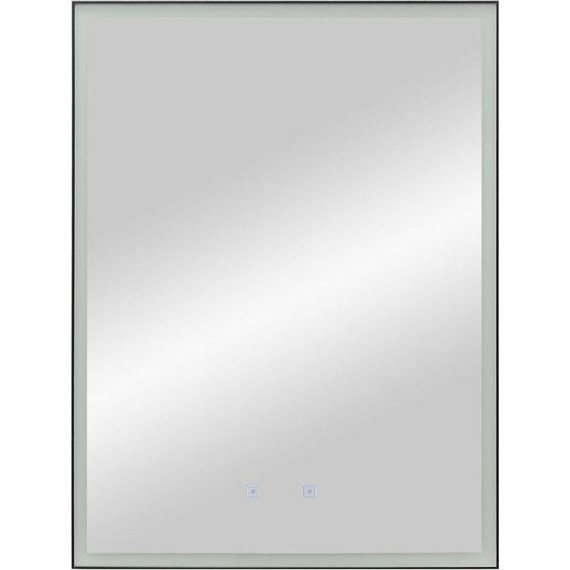 Зеркало Art&Max Arezzo Led 60 см AM-Are-600-800-DS-FC-H-Nero, черный фото 
