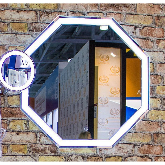 Зеркало Art&Max Argo Led 80 см AM-Arg-800-800-DS-F фото 2