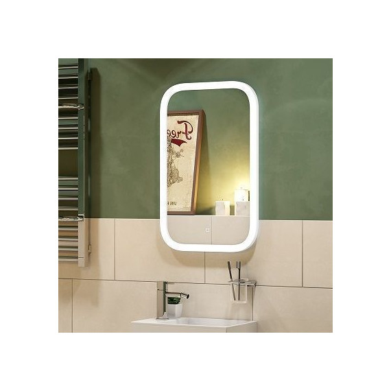 Зеркало Art&Max Bianchi Led 40 см AM-Bianchi-400-700-DS-F - 2 Зеркало Art&Max Bianchi Led 40 см AM-Bianchi-400-700-DS-F фото 2