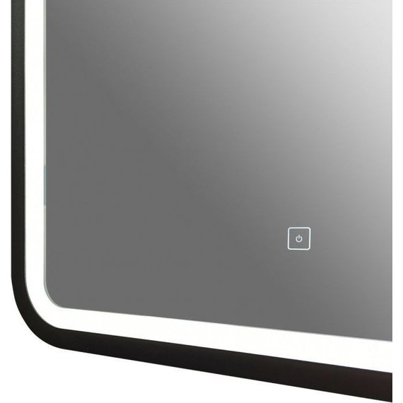 Зеркало Art&Max Genova Led 100 см AM-Gen-1000-800-DS-F, черный - 3 Зеркало Art&Max Genova Led 100 см AM-Gen-1000-800-DS-F, черный фото 3