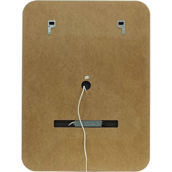 Зеркало Art&Max Genova Led 80 см AM-Gen-800-800-DS-F, черный - 6 Зеркало Art&Max Genova Led 80 см AM-Gen-800-800-DS-F, черный фото 6