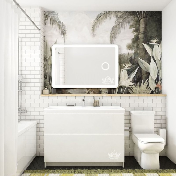 Зеркало Art&Max Latina Led 120 см AM-Lat-1200-800-DS-F-X3 - 2 Зеркало Art&Max Latina Led 120 см AM-Lat-1200-800-DS-F-X3 фото 2