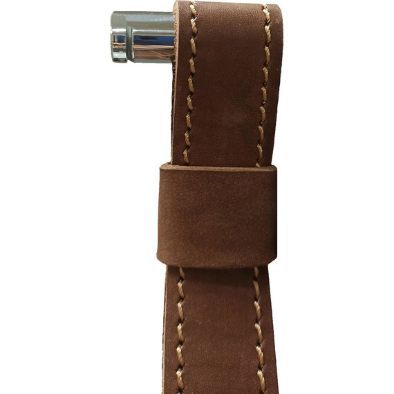 Зеркало Art&Max Milan Led 80 см  AM-Mil-800-DS-F-Brown, коричневый ремень - 8 Зеркало Art&Max Milan Led 80 см  AM-Mil-800-DS-F-Brown, коричневый ремень фото 8