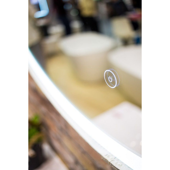 Зеркало Art&Max Milan Led 100 см AM-Mil-1000-DS-F, белый ремень фото 9