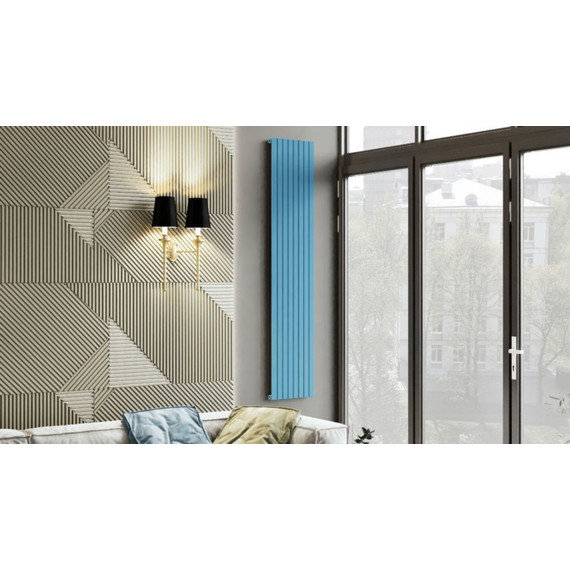 Вертикальный радиатор KZTO Соло В 2-1500-12 530х1530 мм (12 секций) фото 23