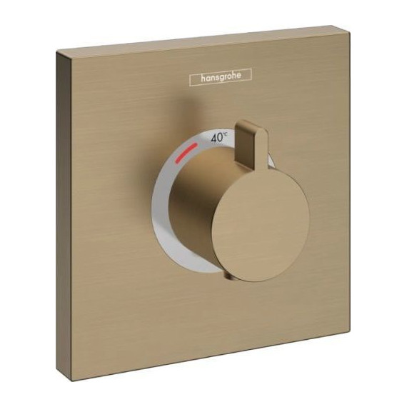 Термостат для душа Hansgrohe Shower Select 15760140, шлифованная бронза фото 
