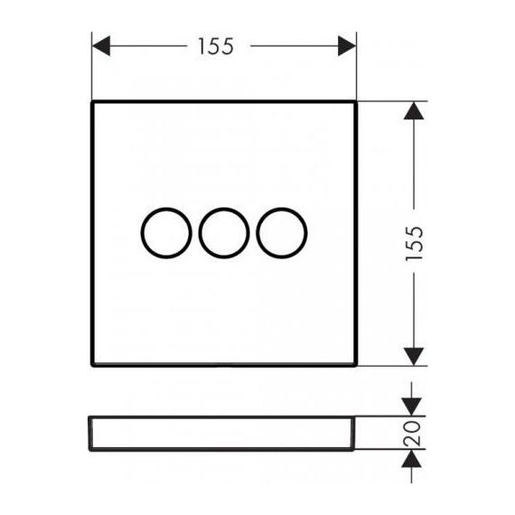 Переключатель потоков на три потребителя Hansgrohe Shower Select 15764670, черный матовый - 2 Переключатель потоков на три потребителя Hansgrohe Shower Select 15764670, черный матовый фото 2
