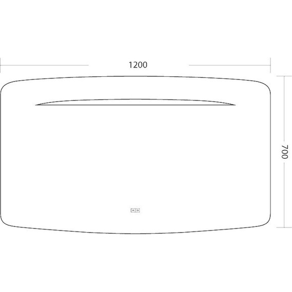 Зеркало Art&Max Gina Led 120 см AM-Gin-1200-700-DS-F-H фото 6