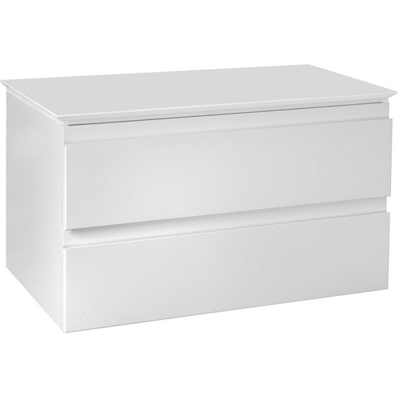 Тумба подвесная со столешницей Jacob Delafon Madeleine 83 см EB2083-J5, белый глянцевый фото 3