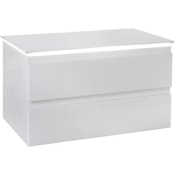 Тумба подвесная со столешницей Jacob Delafon Madeleine 83 см EB2083-J5, белый глянцевый фото 2