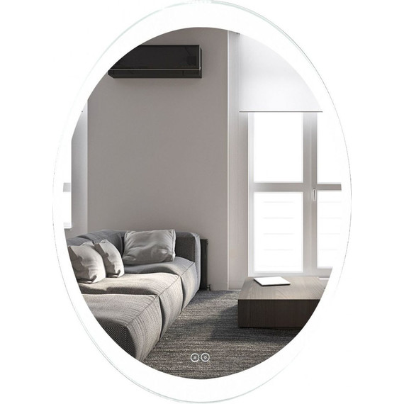 Зеркало Art&Max Ovale Led 57 см AM-Ova-570-770-DS-F-H - 4 Зеркало Art&Max Ovale Led 57 см AM-Ova-570-770-DS-F-H фото 4