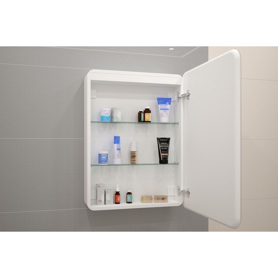 Зеркало-шкаф Art&Max Platino Led 55 см AM-Pla-550-800-1D-R-DS-F - 3 Зеркало-шкаф Art&Max Platino Led 55 см AM-Pla-550-800-1D-R-DS-F фото 3