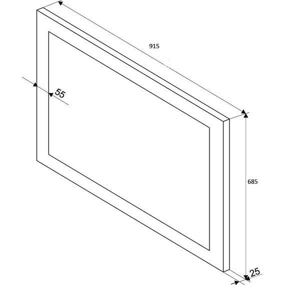 Зеркало Art&Max Soli Led 91 см AM-Sol-915-685-DS-F-H - 7 Зеркало Art&Max Soli Led 91 см AM-Sol-915-685-DS-F-H фото 7