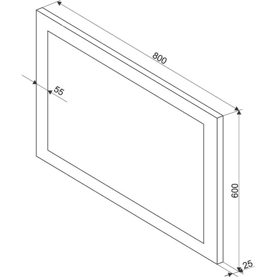 Зеркало Art&Max Soli Led 80 см AM-Sol-800-600-DS-F-H - 4 Зеркало Art&Max Soli Led 80 см AM-Sol-800-600-DS-F-H фото 4