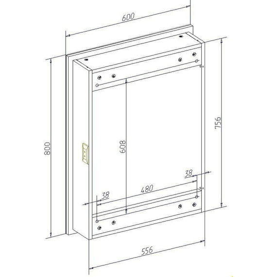 Зеркало-шкаф Art&Max Techno Led 60 см AM-Tec-600-800-1D-R-DS-F - 10 Зеркало-шкаф Art&Max Techno Led 60 см AM-Tec-600-800-1D-R-DS-F фото 10