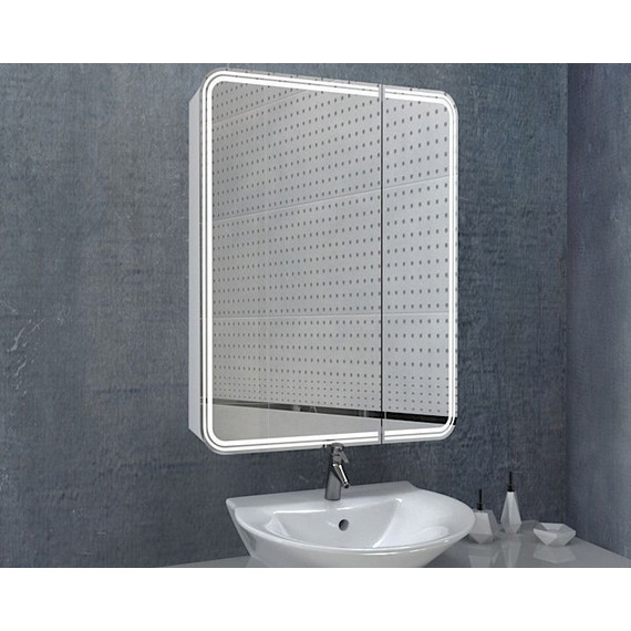 Зеркало-шкаф Art&Max Verona Led 80 см AM-Ver-800-800-2D-L-DS-F - 2 Зеркало-шкаф Art&Max Verona Led 80 см AM-Ver-800-800-2D-L-DS-F фото 2
