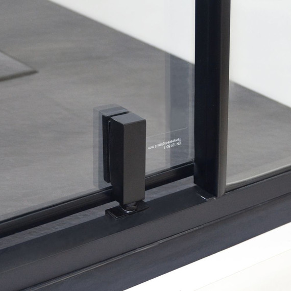 Душевое ограждение WasserKraft Elbe 90х90 см 74P03, черный/прозрачное - 8 Душевое ограждение WasserKraft Elbe 90х90 см 74P03, черный/прозрачное фото 8