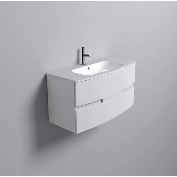 Тумба подвесная с раковиной Jacob Delafon Nona 100 см EB1889RU-G1C (раковина из искусственного мрамора) - 2 Тумба подвесная с раковиной Jacob Delafon Nona 100 см EB1889RU-G1C (раковина из искусственного мрамора) фото 2