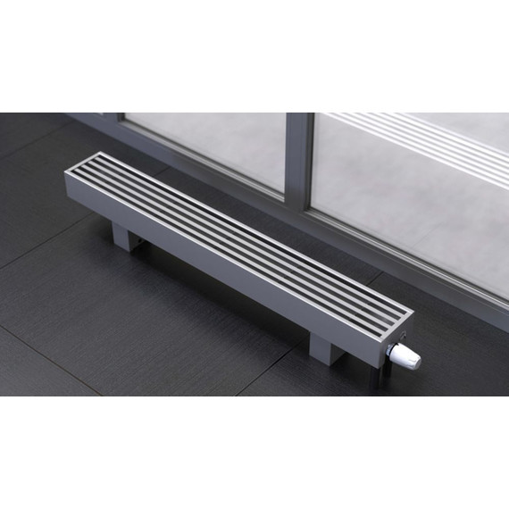 Напольный конвектор KZTO Элегант мини 4то 1400х130 мм фото 9