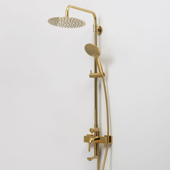 Душевая стойка WasserKraft Sauer A17101, золото фото 4